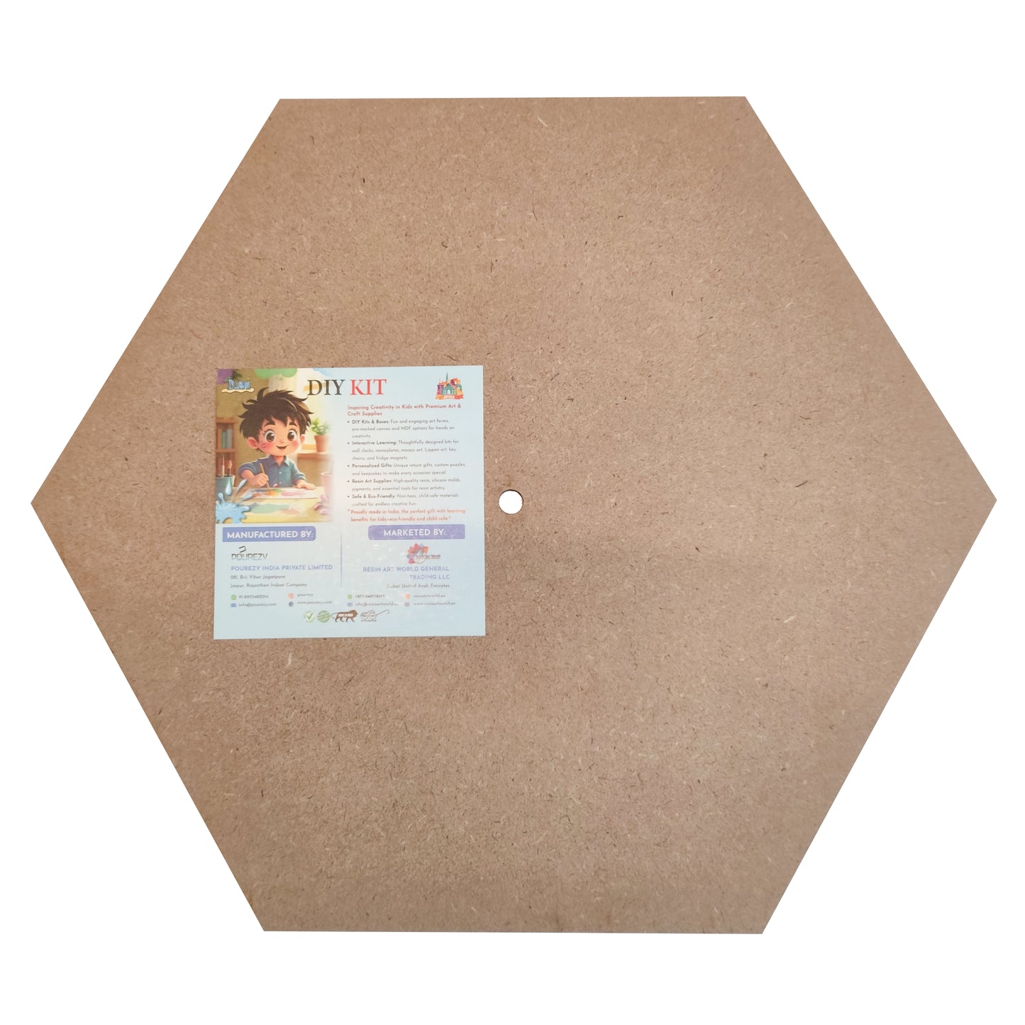 Hexagon Wall Clock Base