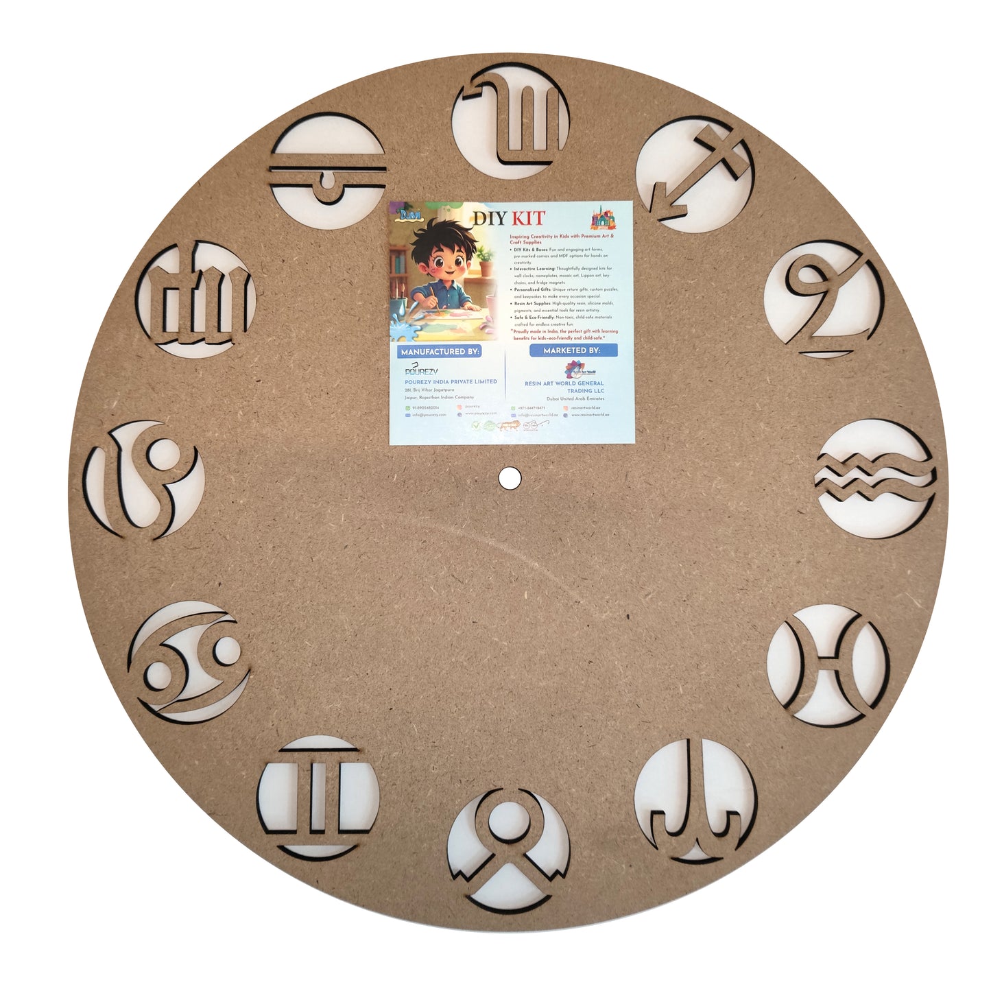 Zodiac Diy Wall Clock