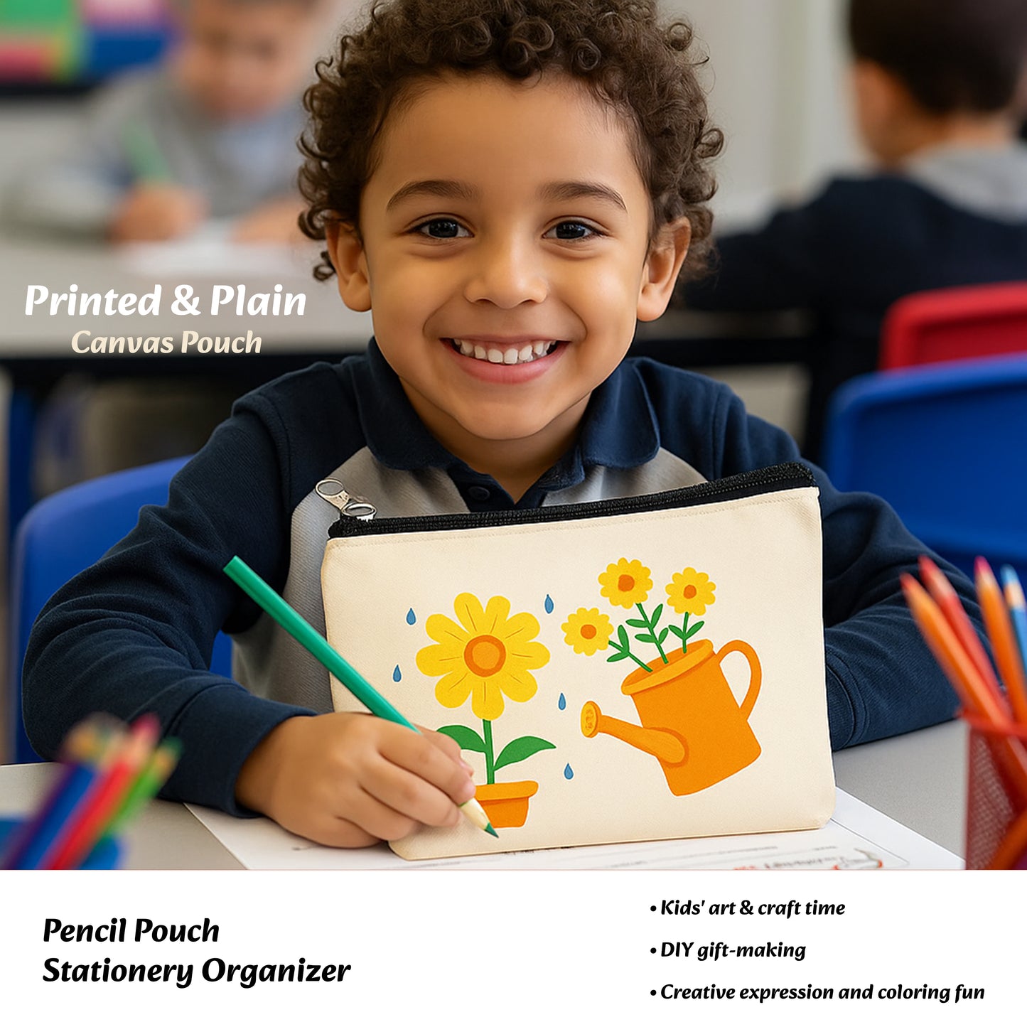 Flower Pot Canvas Pouch KIT