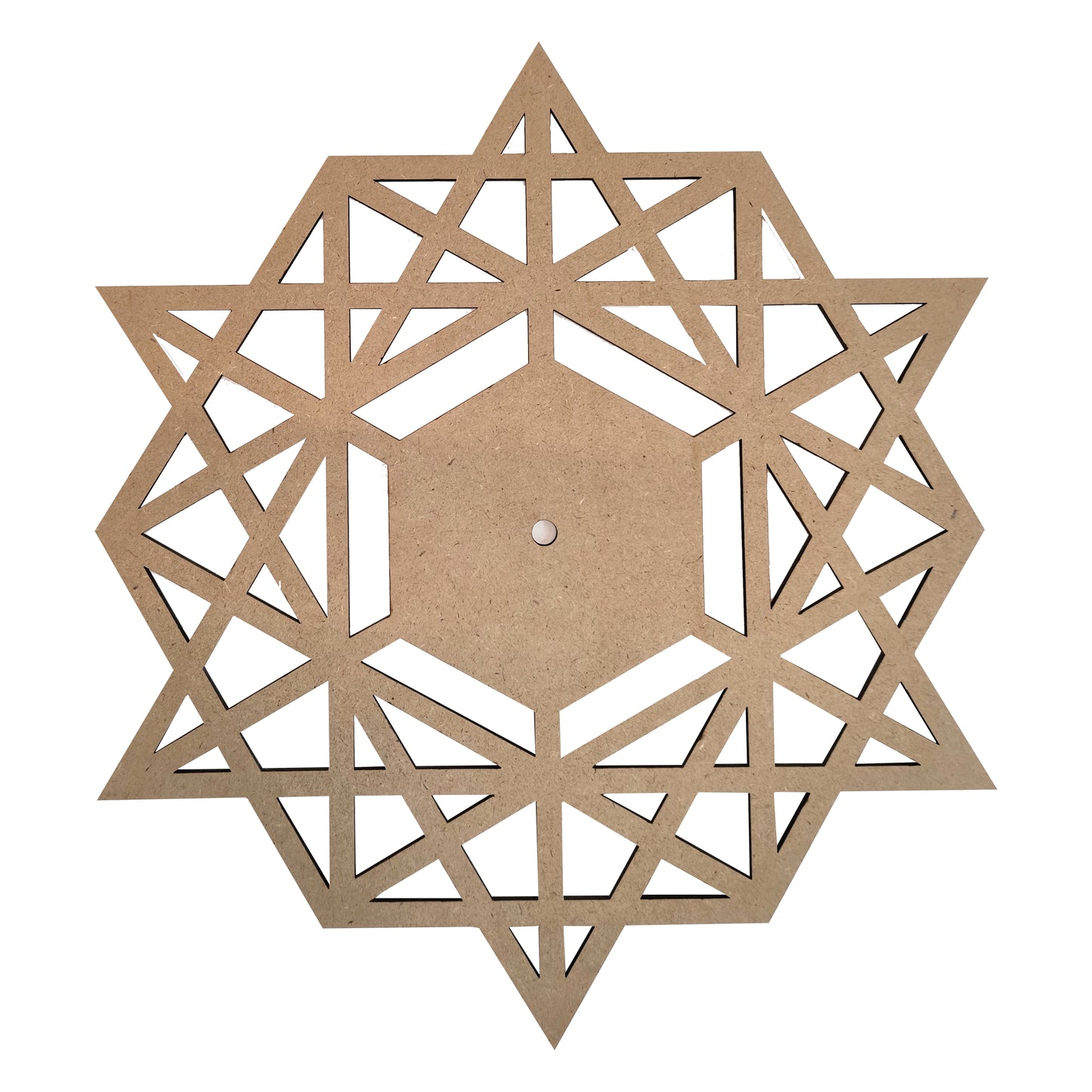 Geometric Star Wall Clock Base