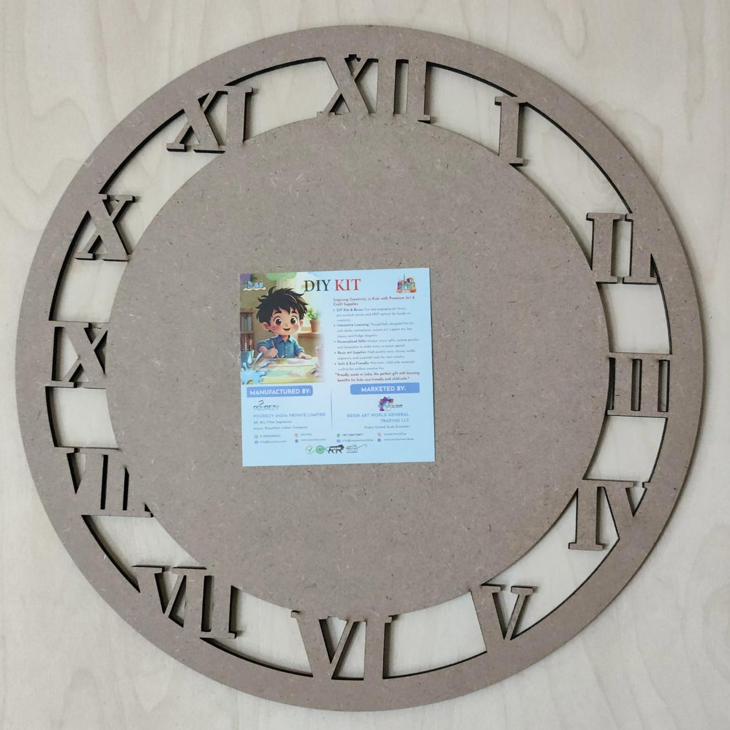 wall-clock-roman-number-base-diy