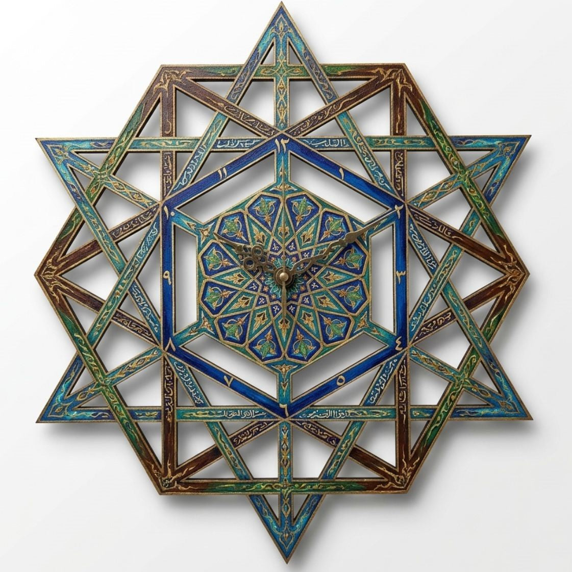 Geometric Star Wall Clock Base