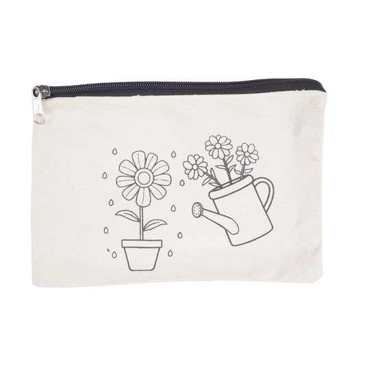 Flower Pot Canvas Pouch KIT