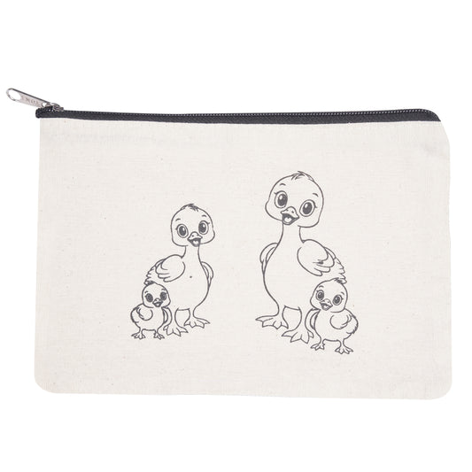 Ducks Family Canvas Pouch Kit