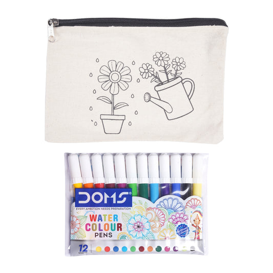 Flower Pot Canvas Pouch KIT