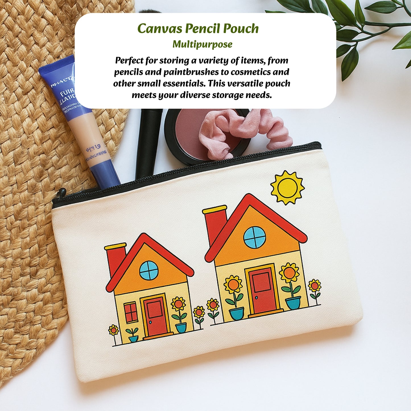 Home Sweet Home Canvas Pouch KIT