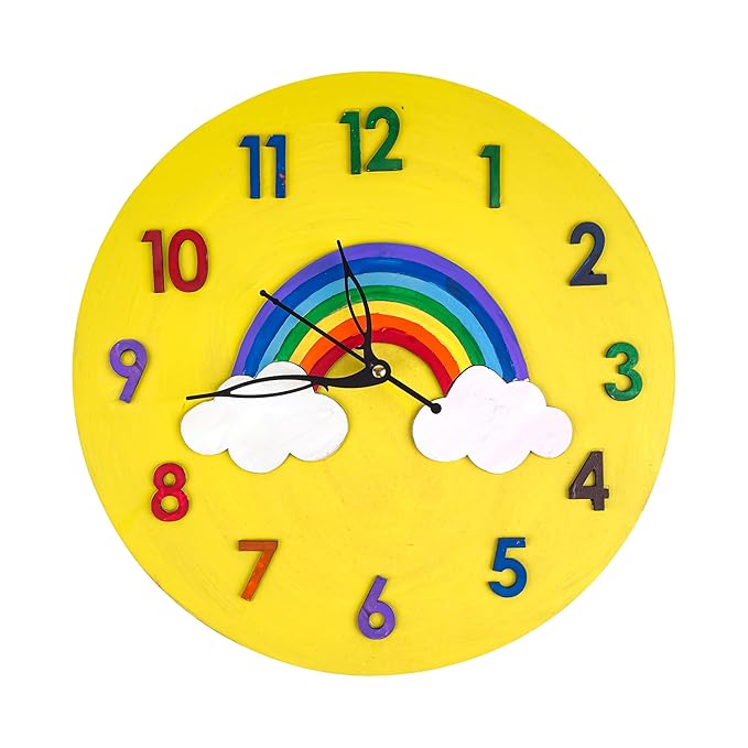 Rainbow Wall Clock DIY Kit