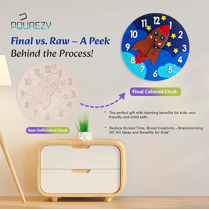 Rocket Wall clock DIY KIT
