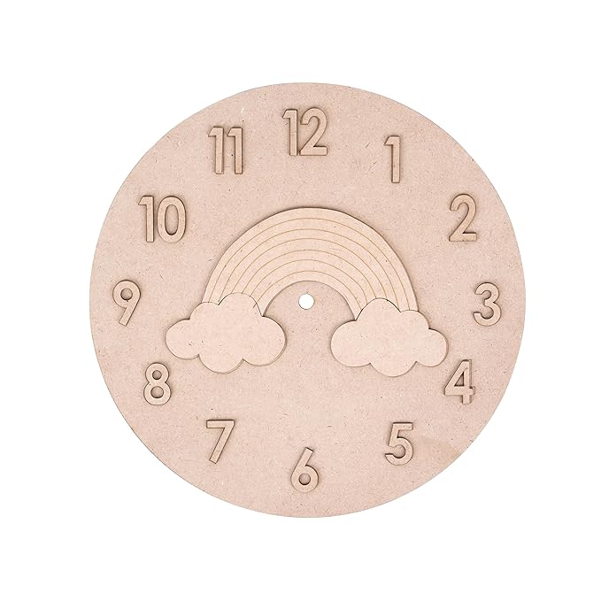 Rainbow Wall Clock DIY Kit