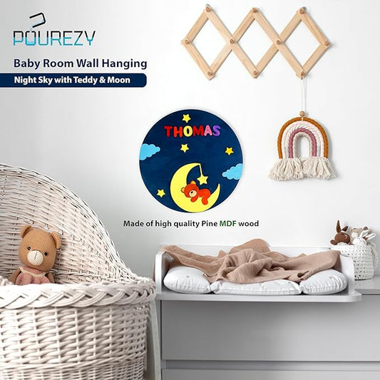 Sleeping Teddy nameplate DIY Kit