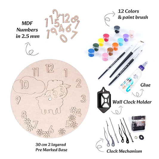 Sheep Wall clock DIY Kit