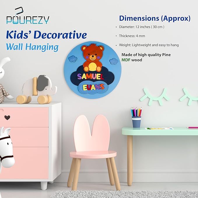 Teddy nameplate DIY Kit
