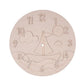 Sea & Boat Wall Clock DIY Kit