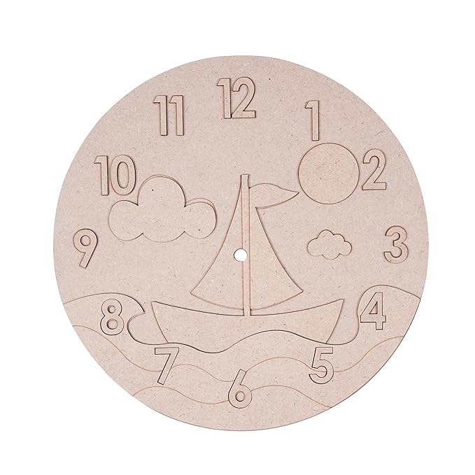 Sea & Boat Wall Clock DIY Kit