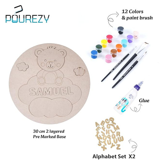 Teddy nameplate DIY Kit