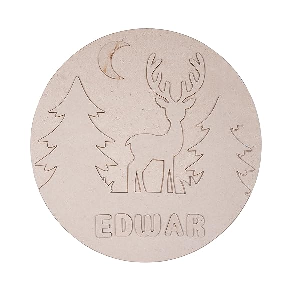 Night deer nameplate DIY Kit