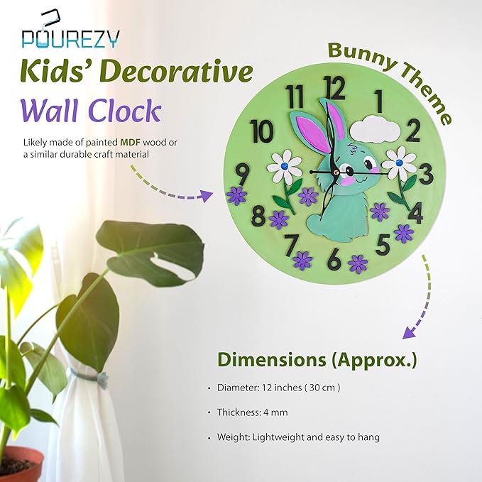 Bunny Wall Clock DIY Kit