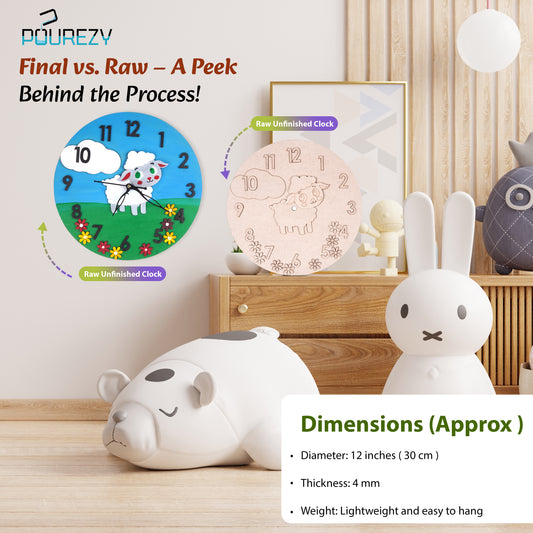 Sheep Wall clock DIY Kit