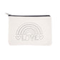 Rainbow Love Canvas Pouch  Kit