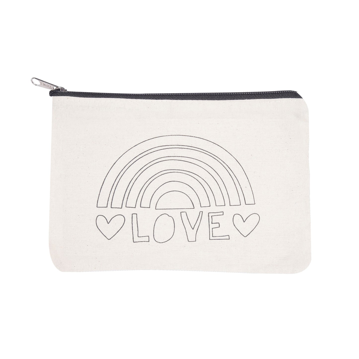 Rainbow Love Canvas Pouch  Kit