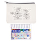 Blooming Flowers Canvas Pouch Kit