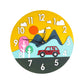 Mountain & Car Wall Clock DIY Kit