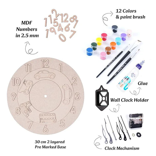 scenic-drive-wall-clock-diy-kit
