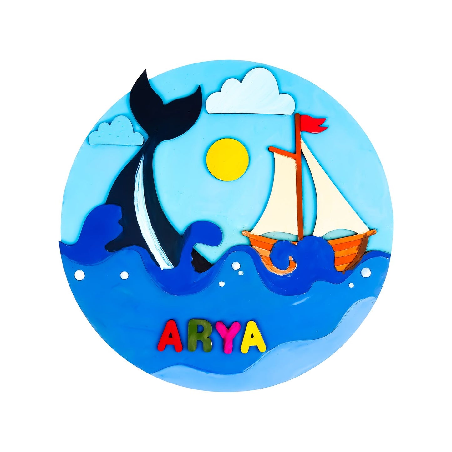 Seascape nameplate DIY Kit