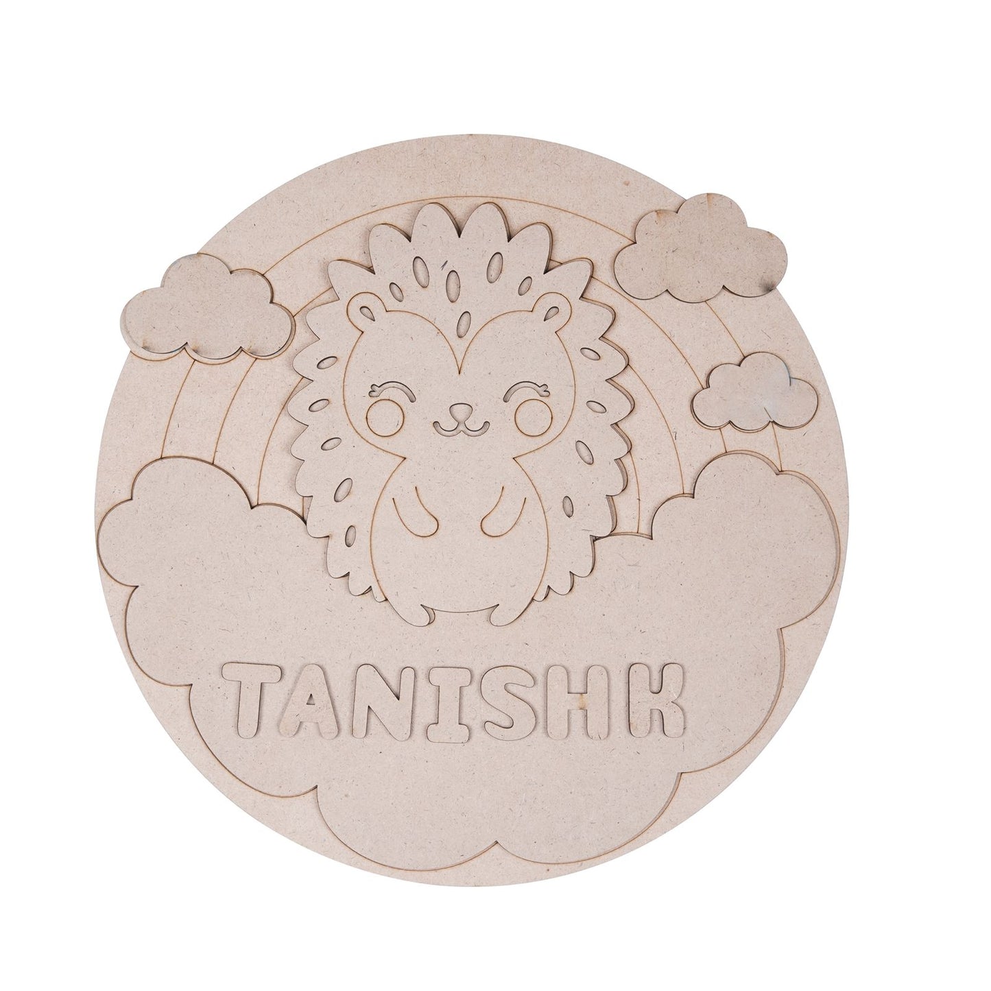 Hedgehog nameplate DIY Kit