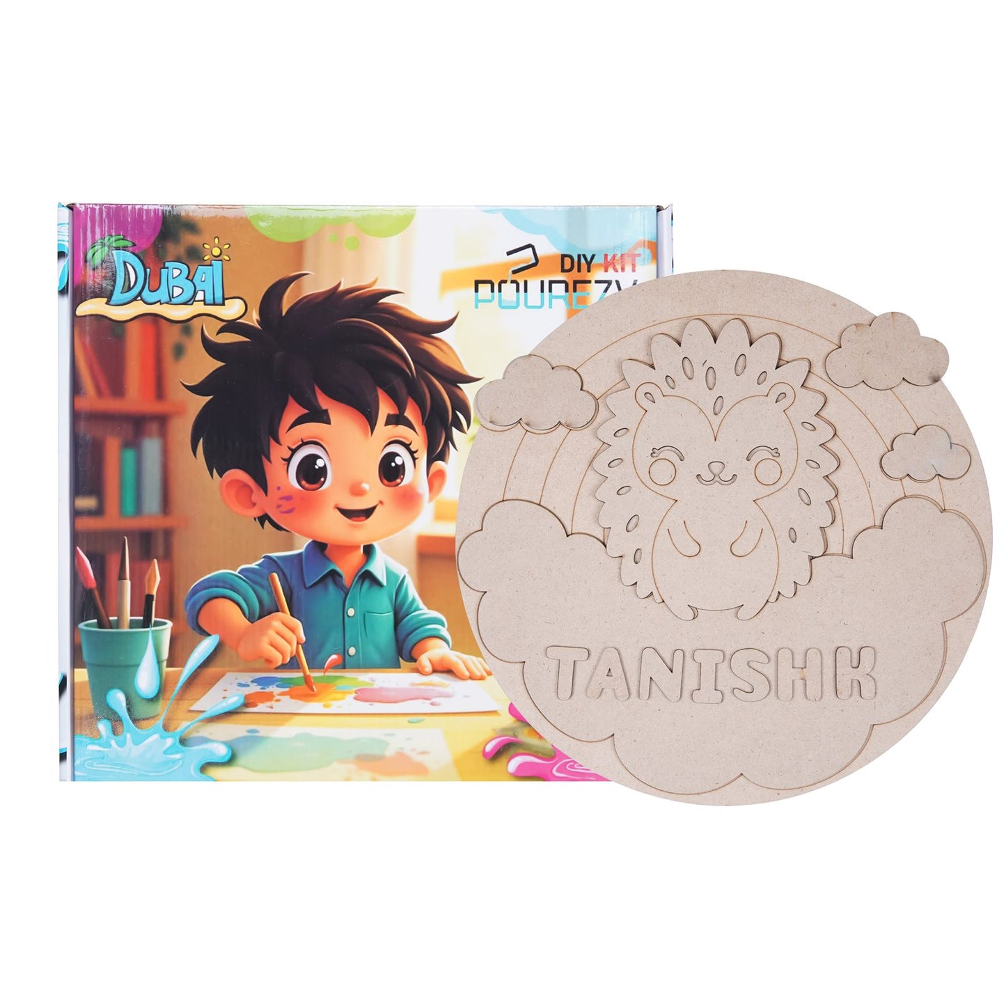 Hedgehog nameplate DIY Kit