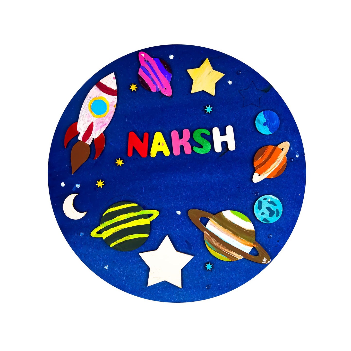 Spaceship nameplate DIY Kit