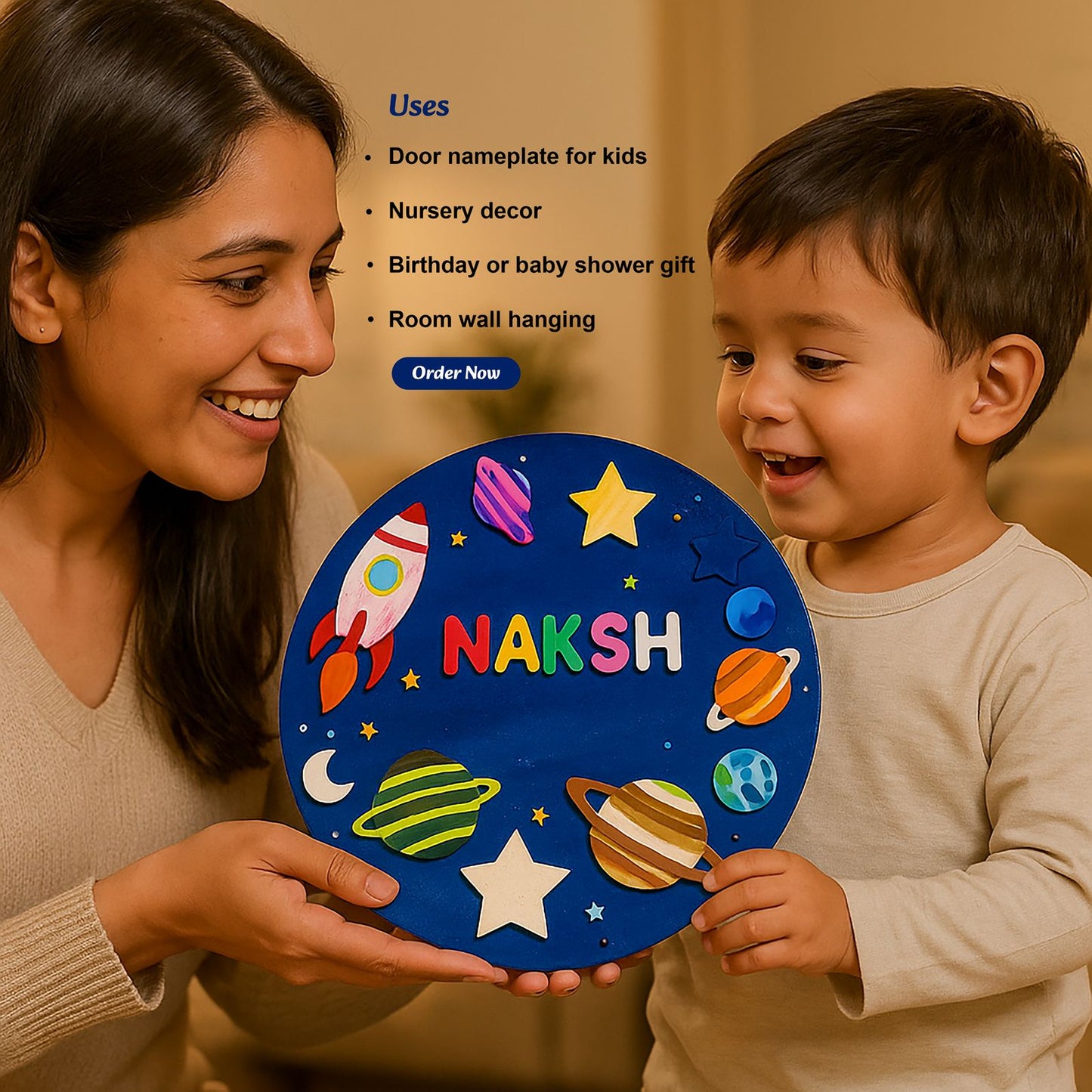 Spaceship nameplate DIY Kit