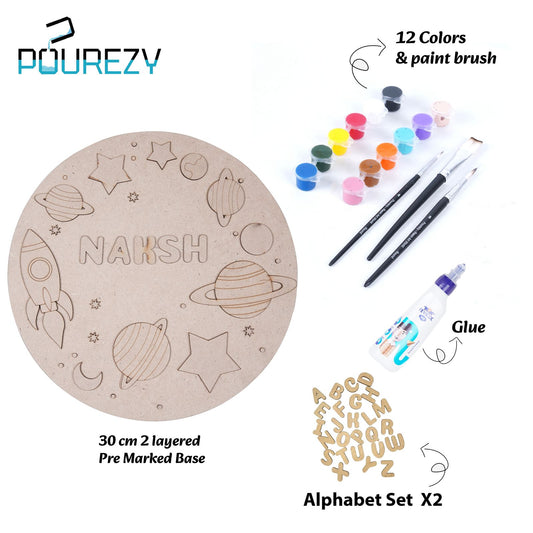 Spaceship nameplate DIY Kit