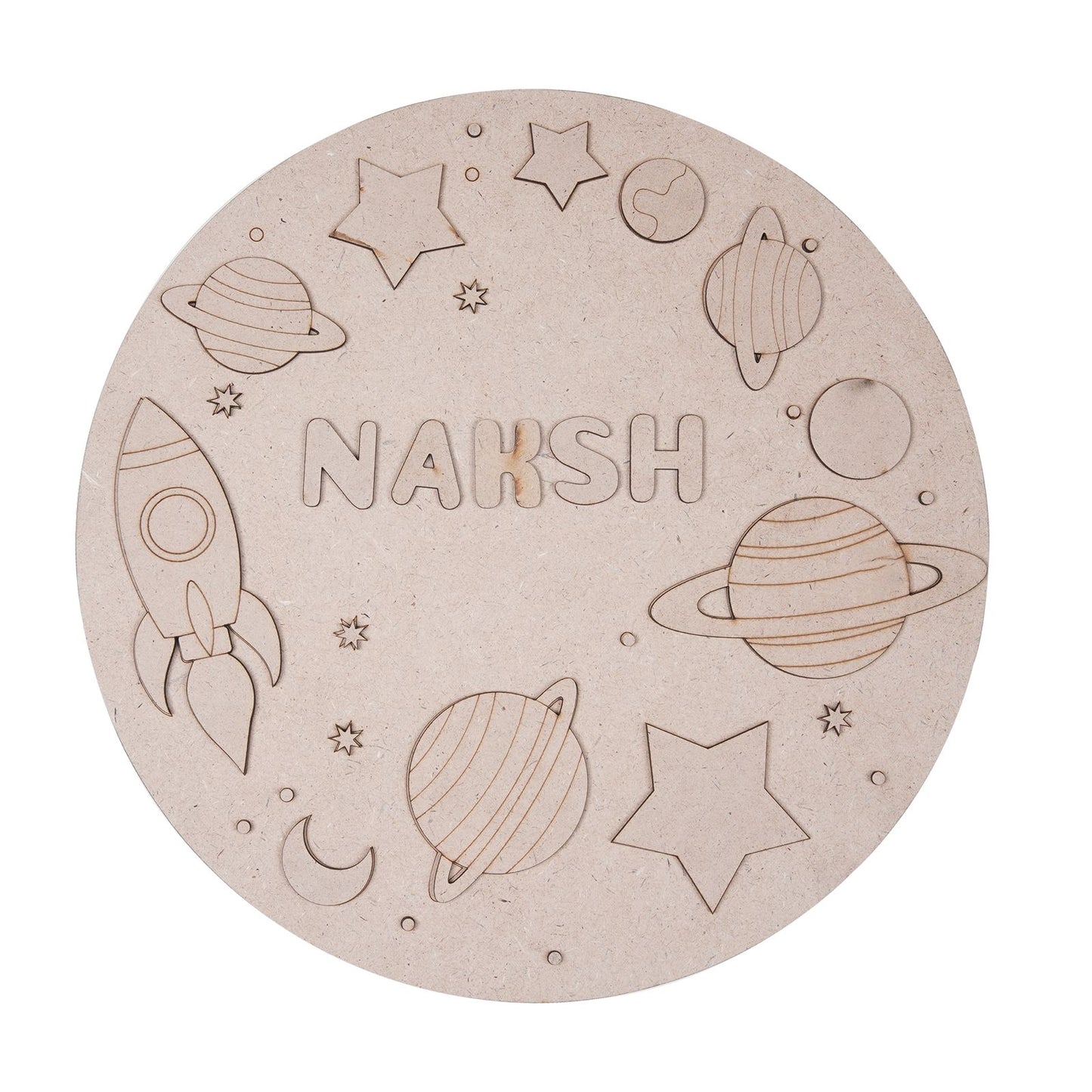 Spaceship nameplate DIY Kit