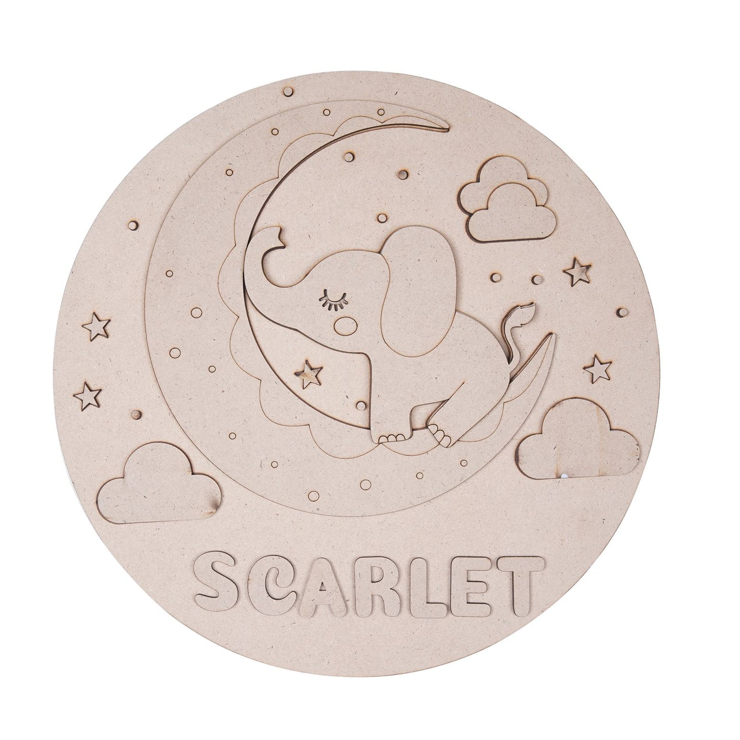 Elephant nameplate DIY Kit