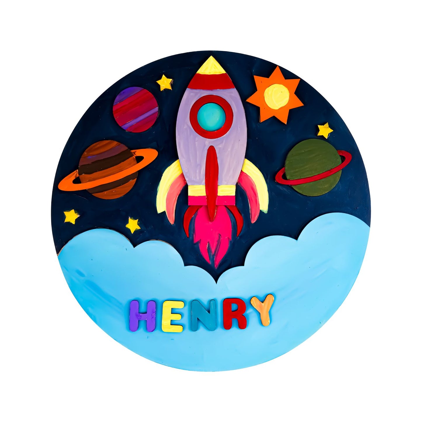 The Spaceship nameplate DIY Kit