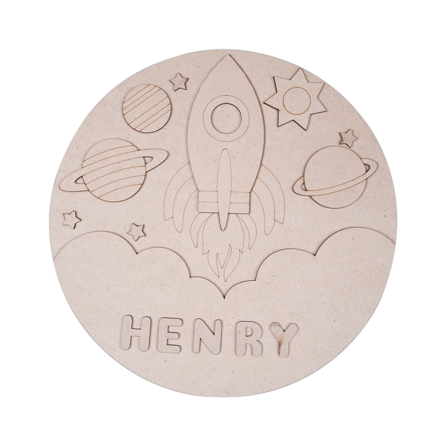 The Spaceship nameplate DIY Kit