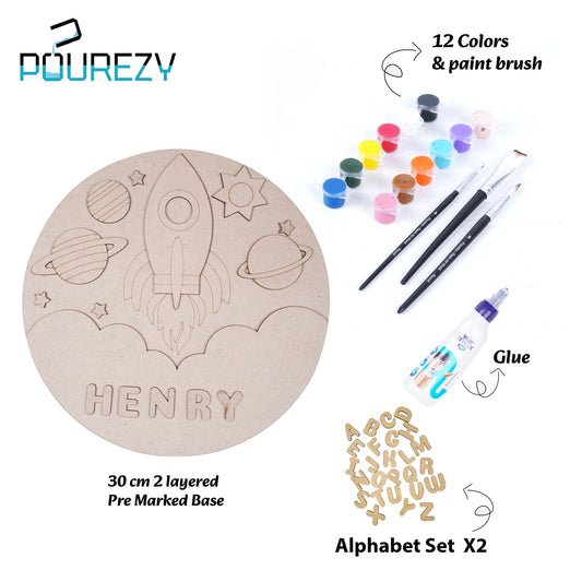 The Spaceship nameplate DIY Kit
