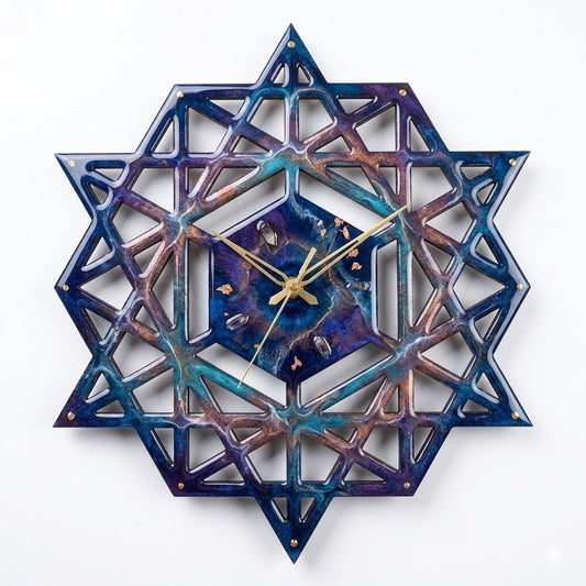 Geometric Star Wall Clock Base