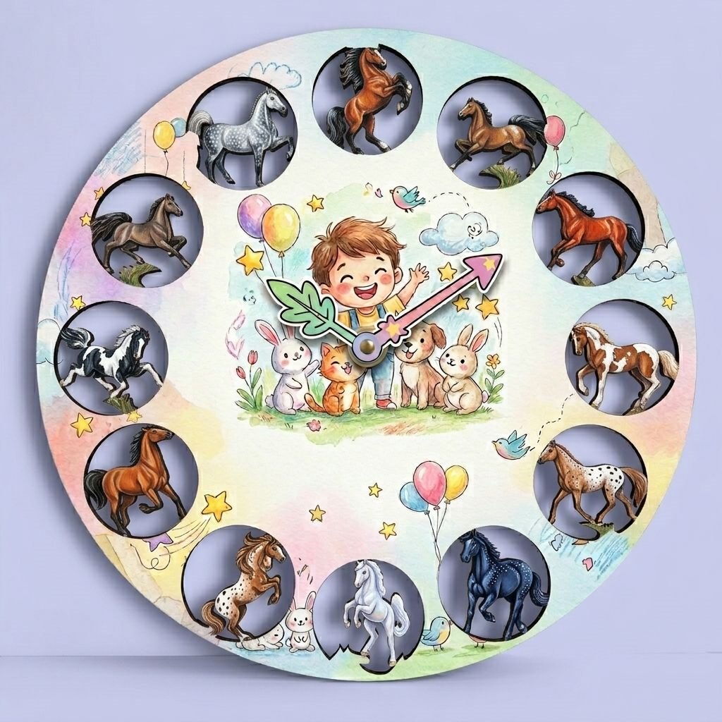 Horse -2 Wall Clock Base