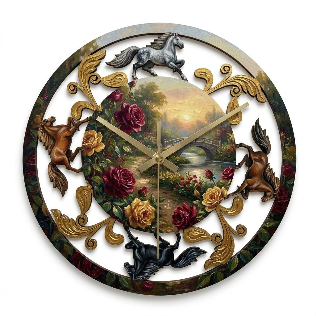 Horse Clock Base