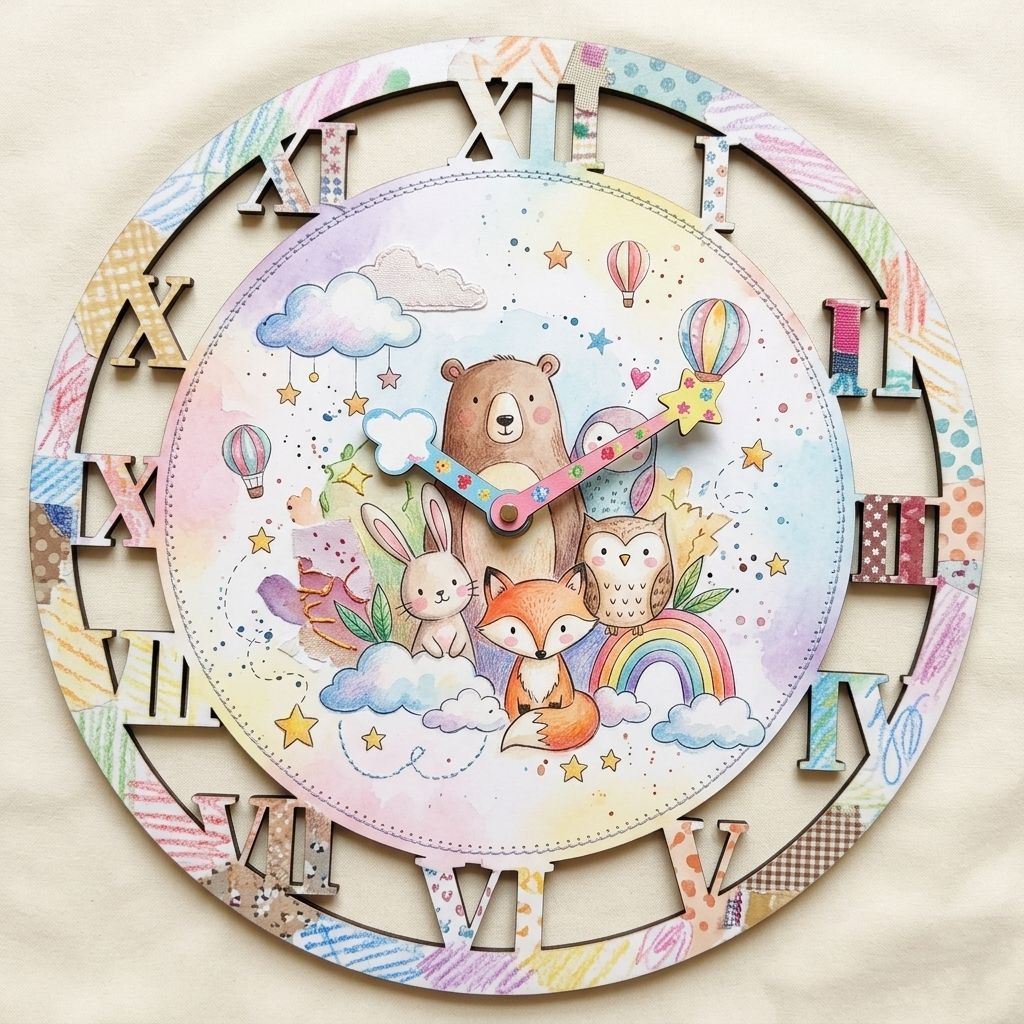 Wall Clock -Roman Number Base