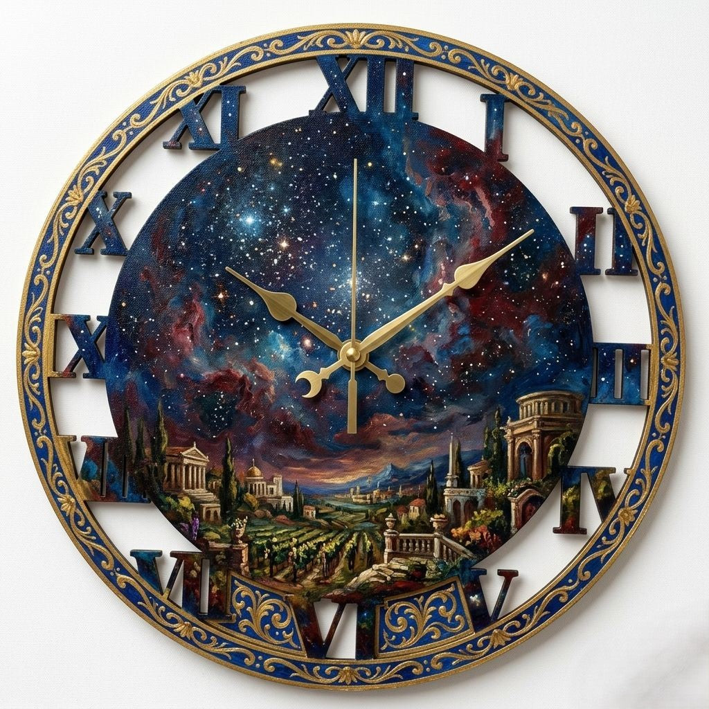 Wall Clock -Roman Number Base