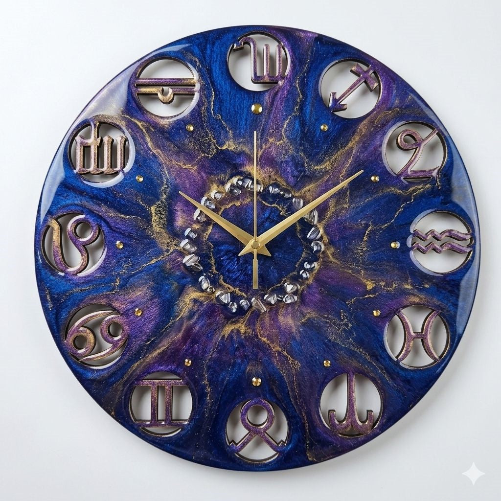 Zodiac Diy Wall Clock