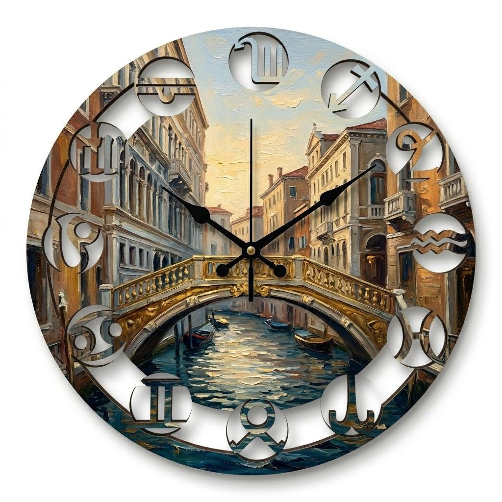 Zodiac Diy Wall Clock